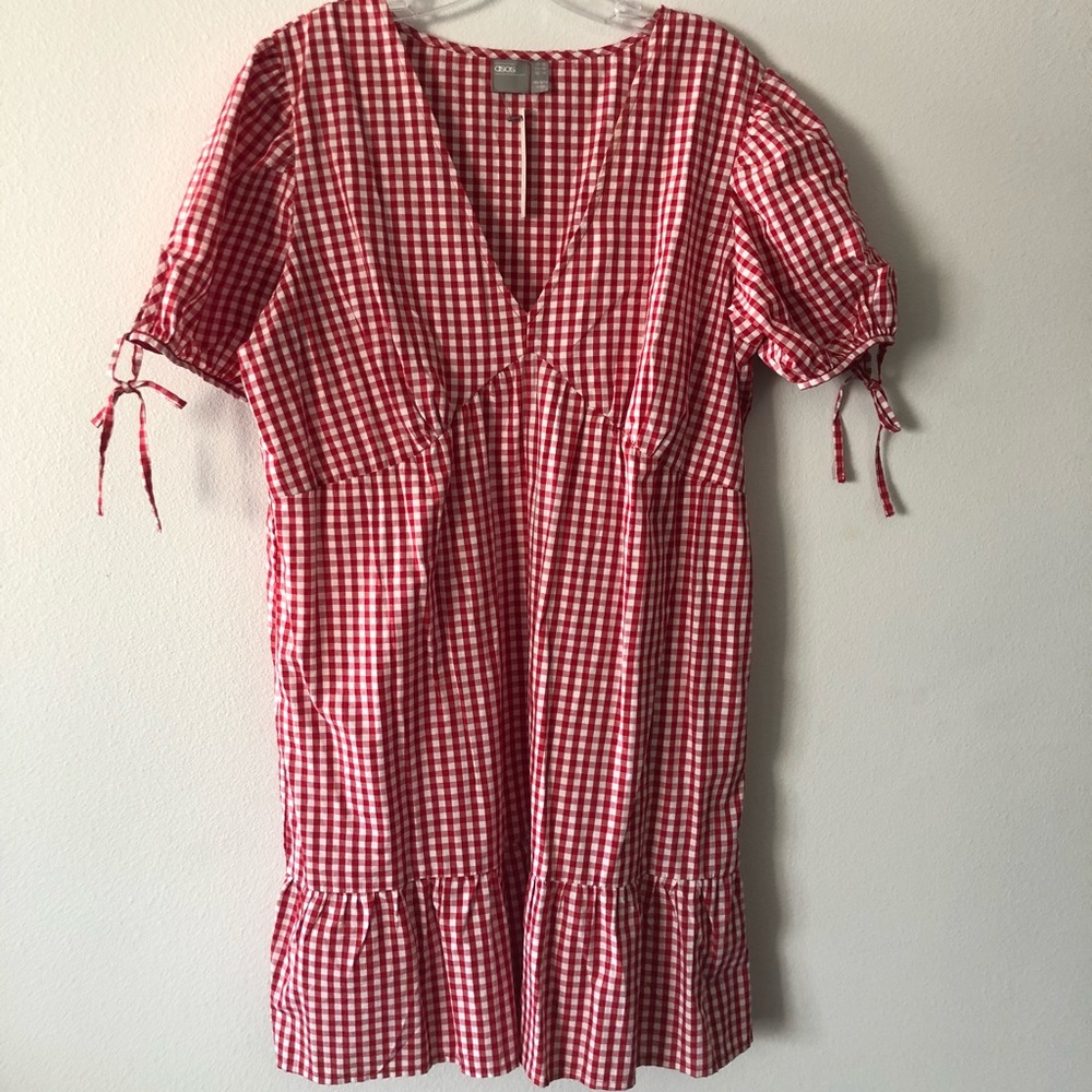 ASOS Red Gingham Dress